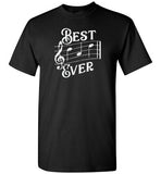 Best Dad Ever Music Notes Shirt