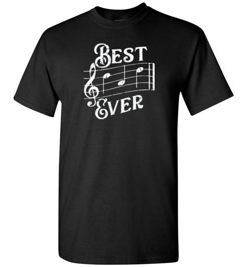 Best Dad Ever Music Notes Shirt