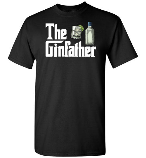 The Ginfather Funny Shirt for Men Gin Drinkers Lovers