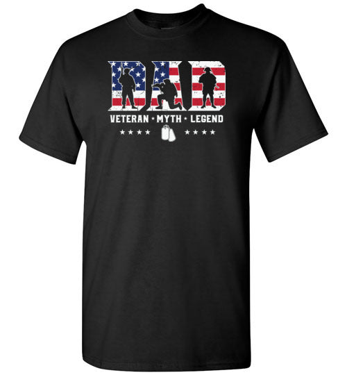 Dad Veteran Myth Legend Shirt for Men