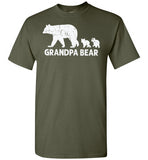 Grandpa Bear Shirt for Men Bears Two Cubs Gift for Grandfather