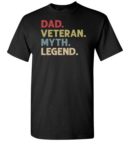 Dad Veteran Myth Legend Shirt for Men