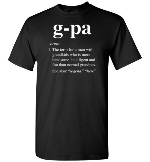G-Pa Definition Shirt for Men Grandpa
