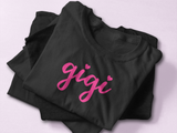 Gigi T-Shirt for Grandma Crewneck Shirt