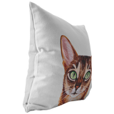 Abyssinian Cat Pillow or Zip Cover