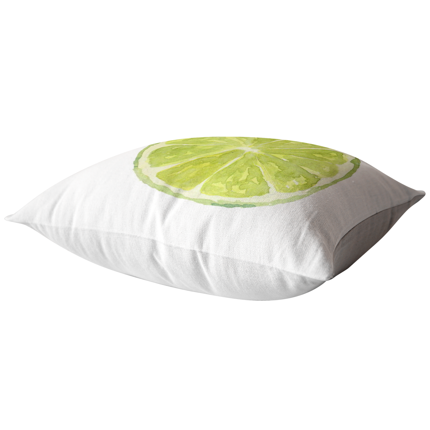 Lime Slice Throw Pillow or Cusion Cover