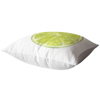 Lime Slice Throw Pillow or Cusion Cover