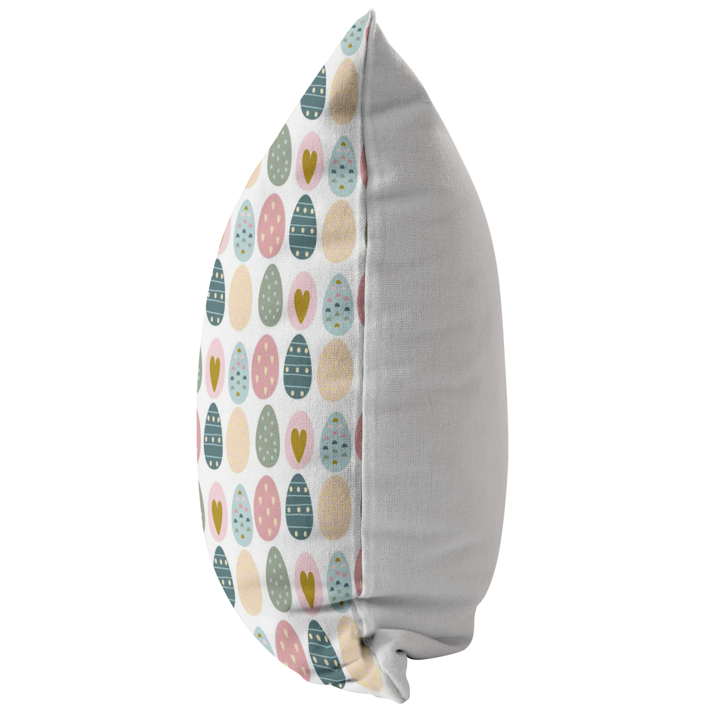 Easter Eggs Pillow Cover | Pink Blue Green Yellow Cheerful Spring Home Decor