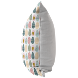 Easter Eggs Pillow Cover | Pink Blue Green Yellow Cheerful Spring Home Decor