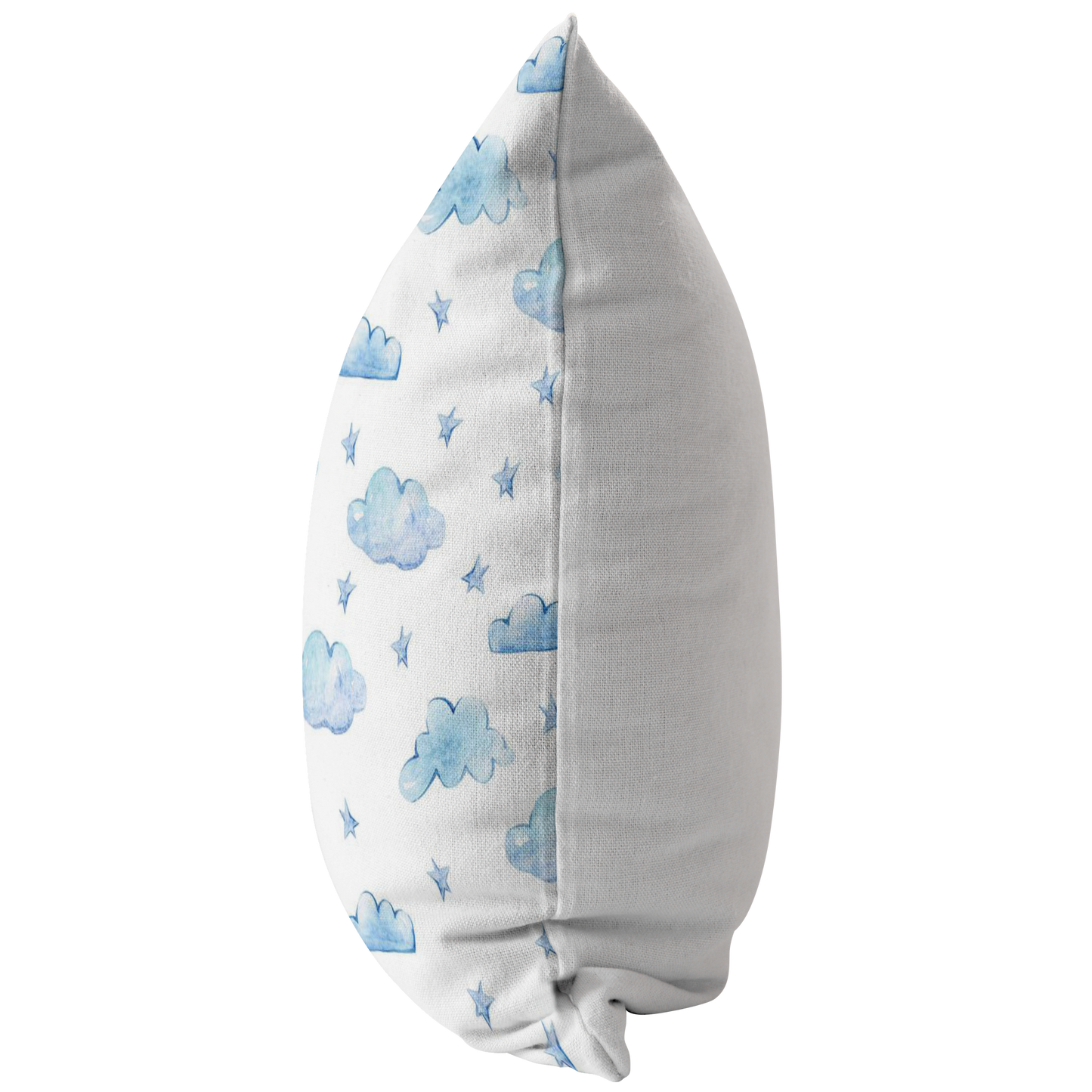 Blue and White Cloud Pillow or Zip Cover | Cloud Theme Baby Shower Decor | Cloud Nursery Baby Room | Pillow for Kids Girl Boy