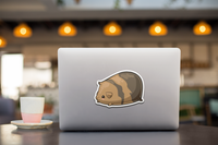 Brown Guinea Pig Vinyl Decal Sticker