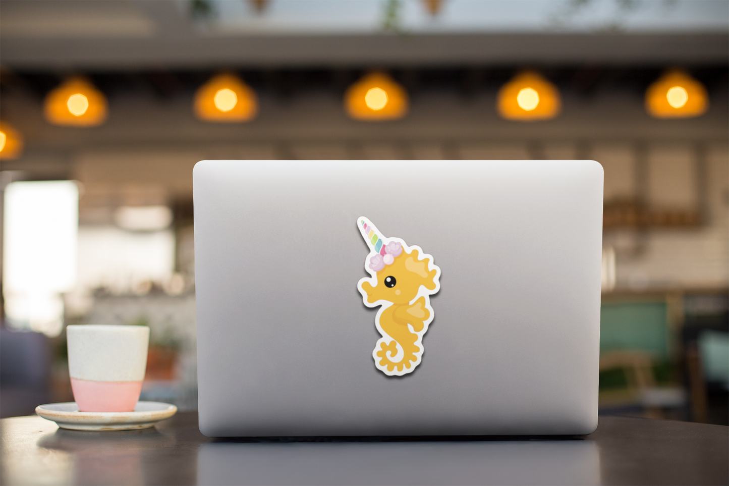Seahorse Unicorn Vinyl Decal Sticker