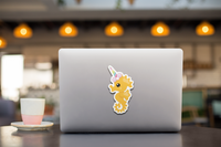 Seahorse Unicorn Vinyl Decal Sticker
