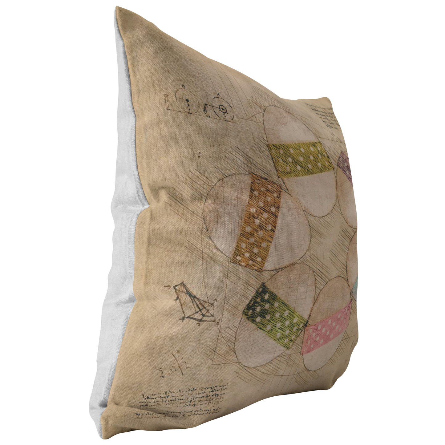 Easter Pillow or Zip Cover | Vintage Rustic Renaissance Sketch Style Bunny Throw Pillow or Zip Cover | Earth Tone Beige Brown