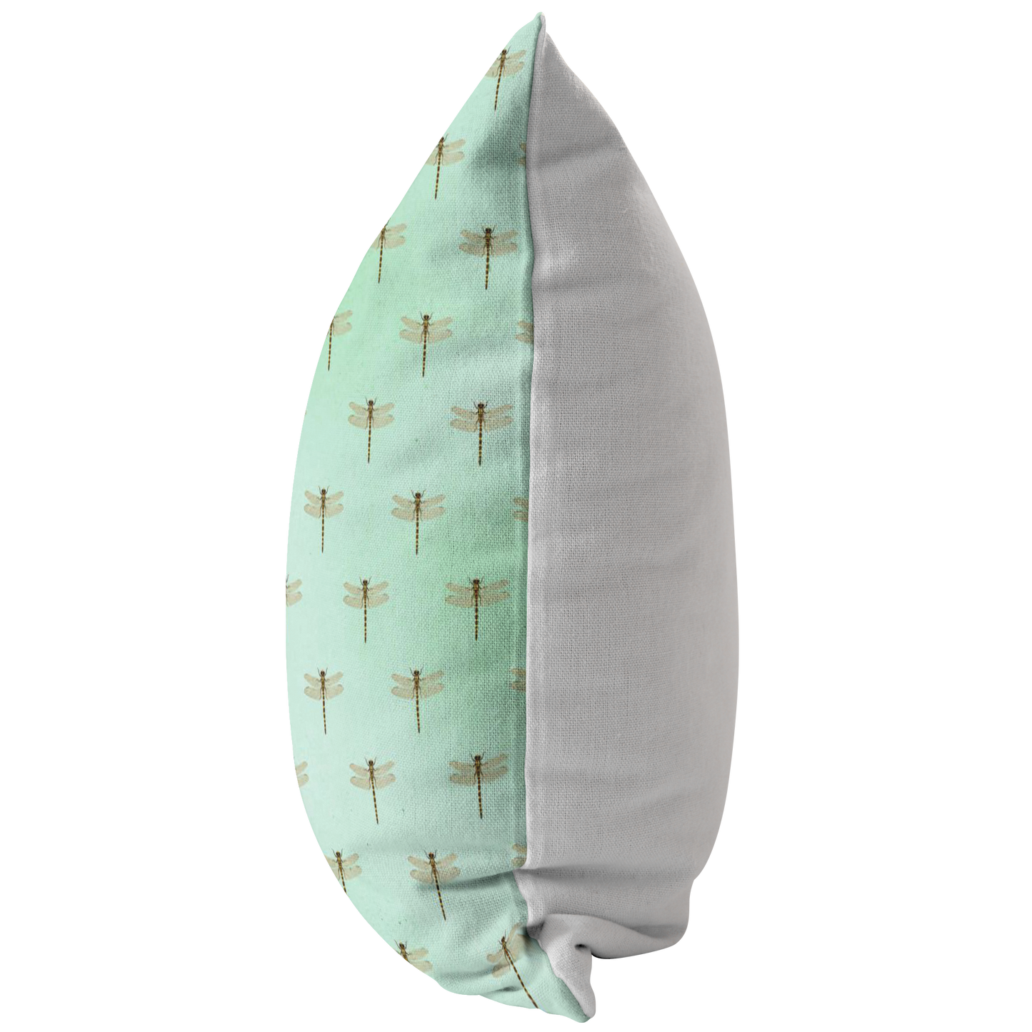 Mint Green Dragonfly Pillow or Pillow Cover | Cute Easter or Spring Home Decor