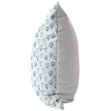 Blue Heart Pillow Cover