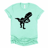 Pregosaurus T-Rex Pregnancy Announcement Shirt for Women