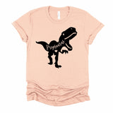 Pregosaurus T-Rex Pregnancy Announcement Shirt for Women