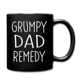 Grump Dad Remedy Funny Mug for Men - black