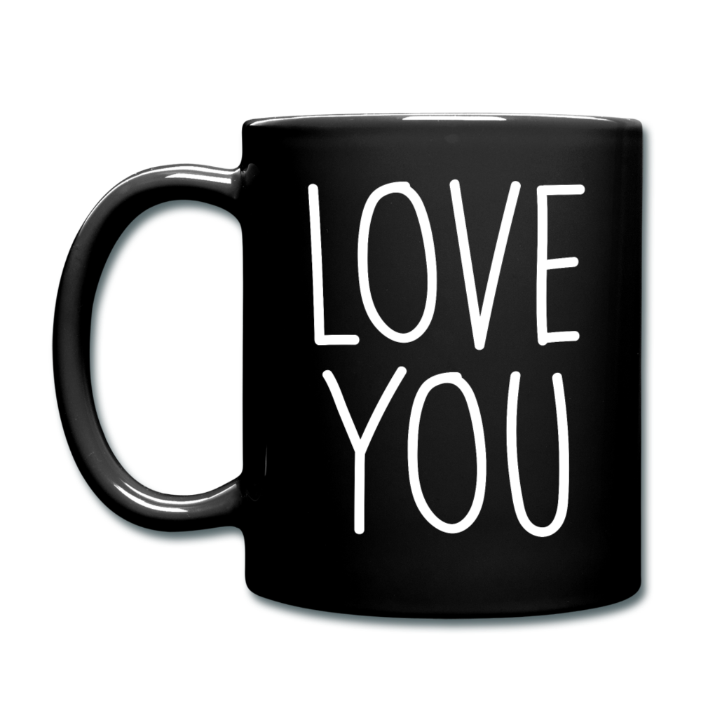 Love You Mug - black