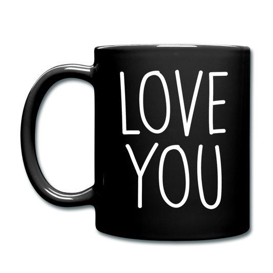 Love You Mug - black