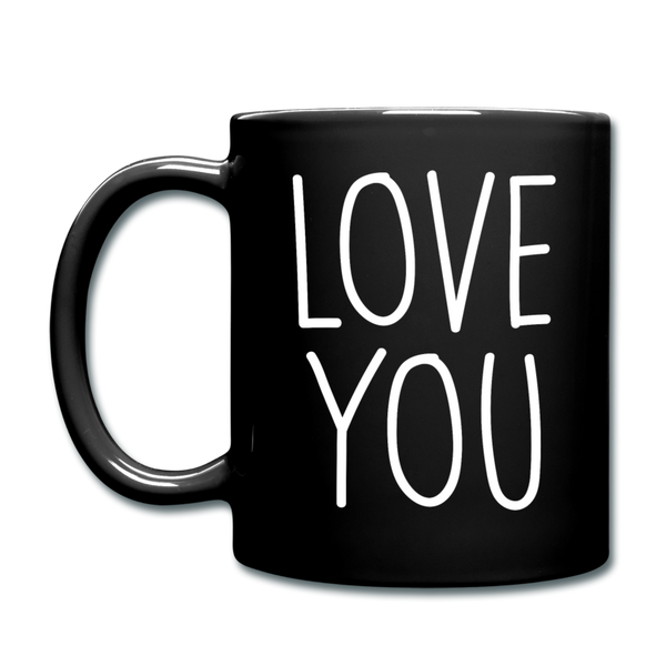 Love You Mug - black