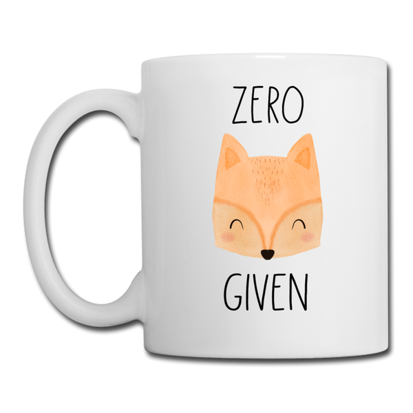 Zero Fox Given Coffee or Tea Mug - white