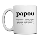 Papou Definition Coffee/Tea Mug - white