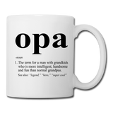 Opa Definition Coffee/Tea Mug - white