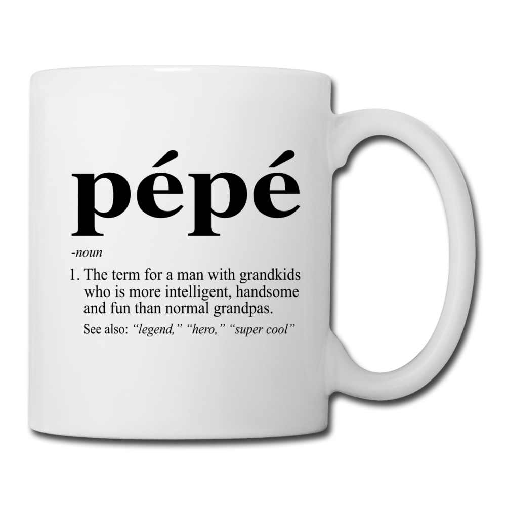 Pépé Definition Coffee/Tea Mug - white
