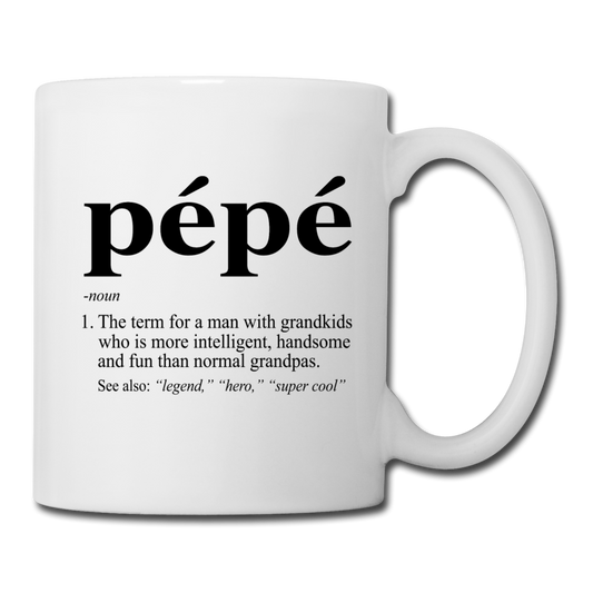 Pépé Definition Coffee/Tea Mug - white