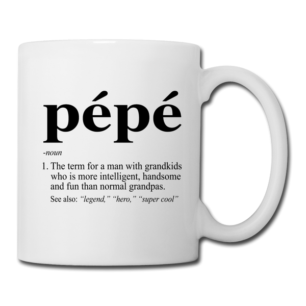 Pépé Definition Coffee/Tea Mug - white