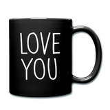 Love You Coffee Mug - black