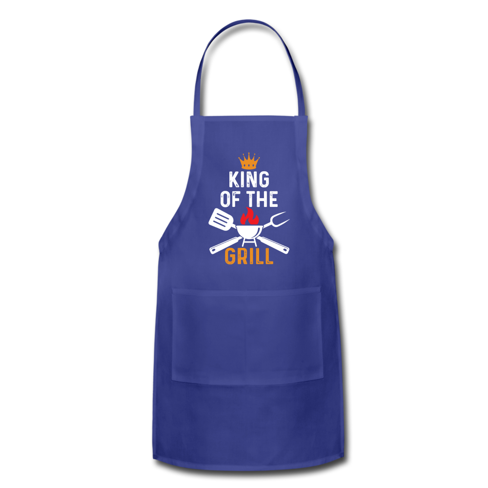 Adjustable Apron - royal blue