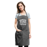 Grillin' with My Homies Adjustable Apron with Pockets for Women - charcoal