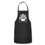 BBQ Master Adjustable Grilling Apron for Men - black