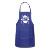 BBQ Master Adjustable Grilling Apron for Men - royal blue