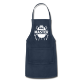 BBQ Master Adjustable Grilling Apron for Men - navy