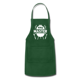 BBQ Master Adjustable Grilling Apron for Men - forest green