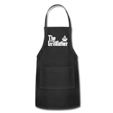 The Grillfather Adjustable Apron with Pockets for Men - black