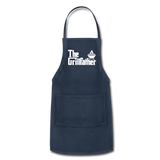The Grillfather Adjustable Apron with Pockets for Men - navy