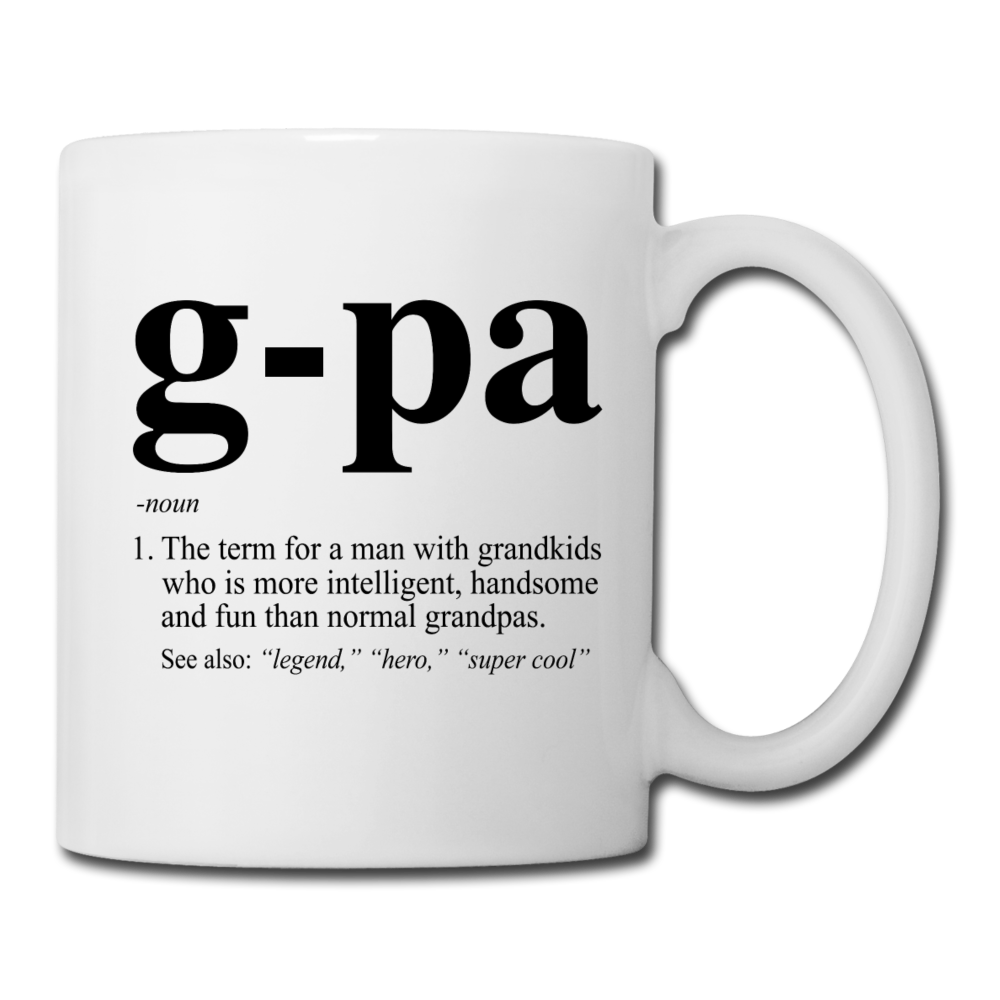 G-Pa Grandpa Definition Coffee/Tea Mug - white