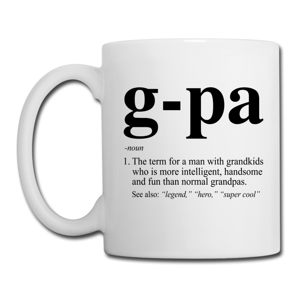 G-Pa Grandpa Definition Coffee/Tea Mug - white