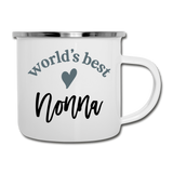 World's Best Nonna Camping Mug - white