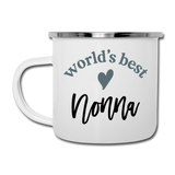 World's Best Nonna Camping Mug - white