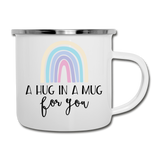 A Hug in a Mug Camping Mug - white