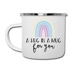 A Hug in a Mug Camping Mug - white