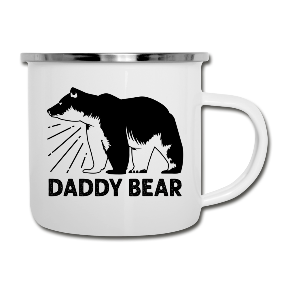 Daddy Bear Camping Mug - white