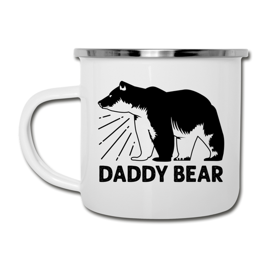 Daddy Bear Camping Mug - white