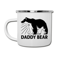 Daddy Bear Camping Mug - white